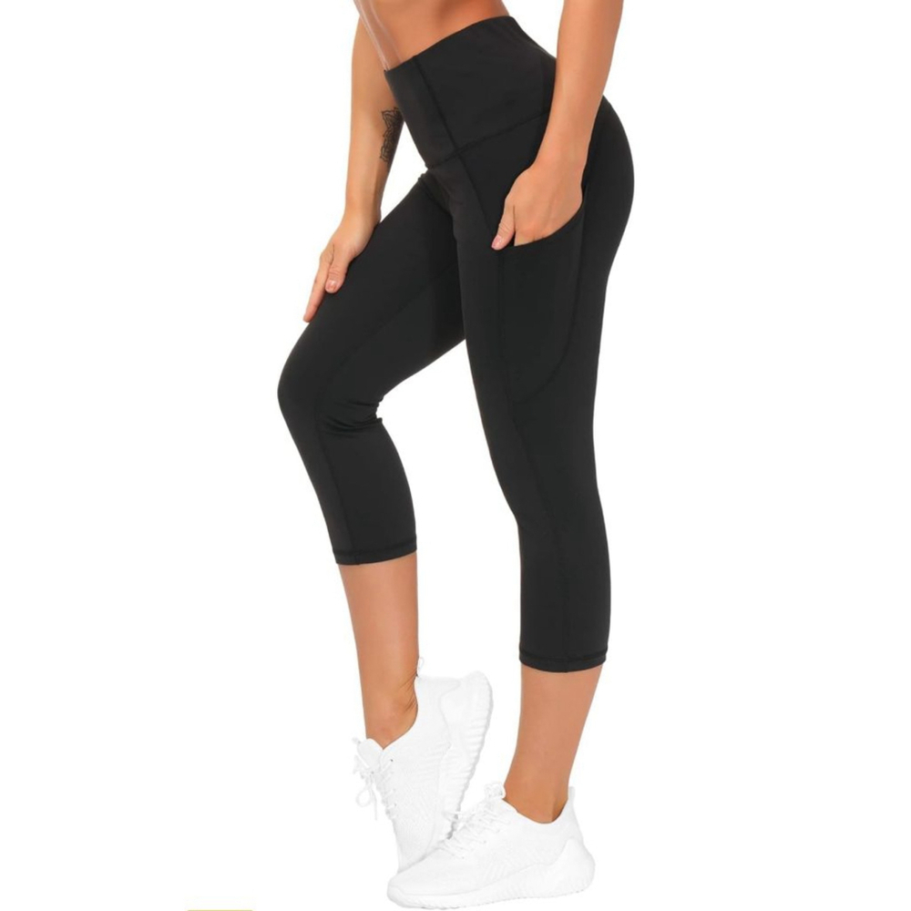 The Gym People Cropped Leggings- Large